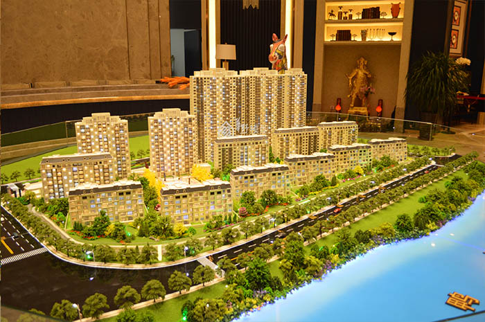 丹东华盛名居住宅模型